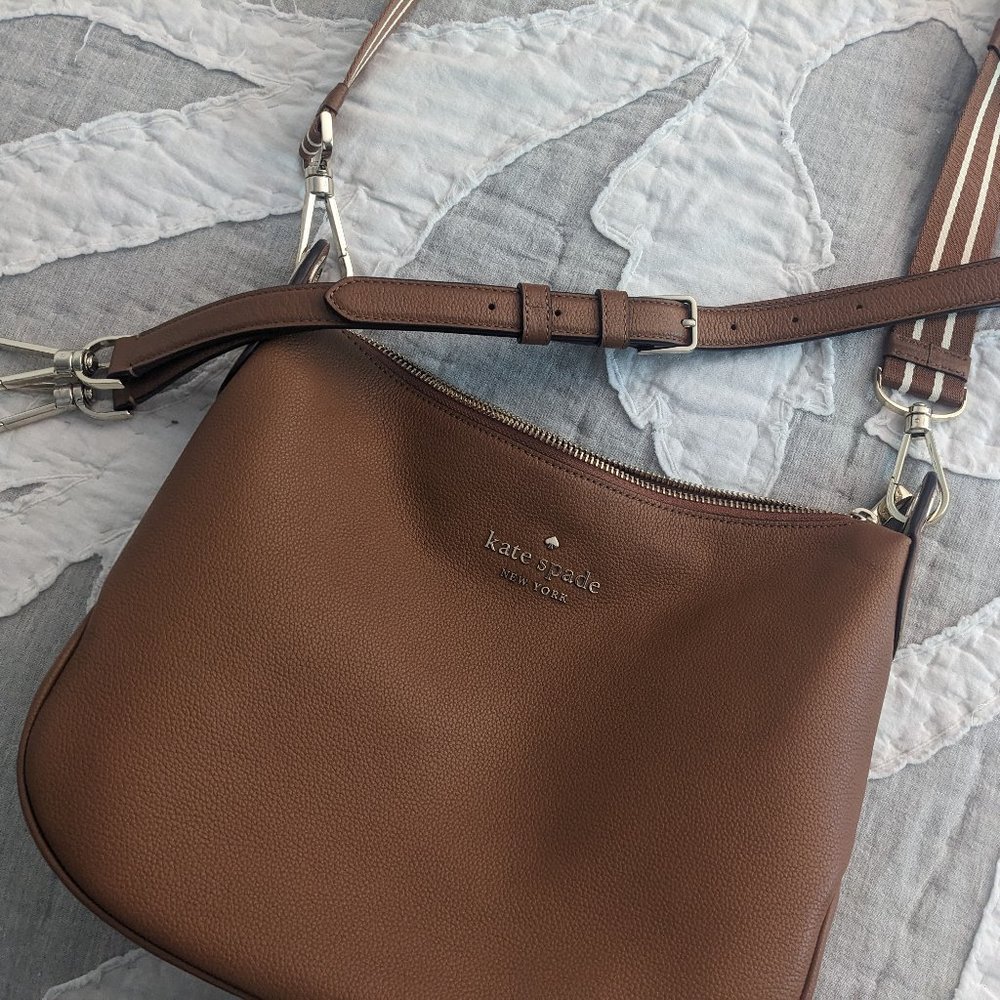 Kate Spade Rose Crossbody in Warm Gingerbread